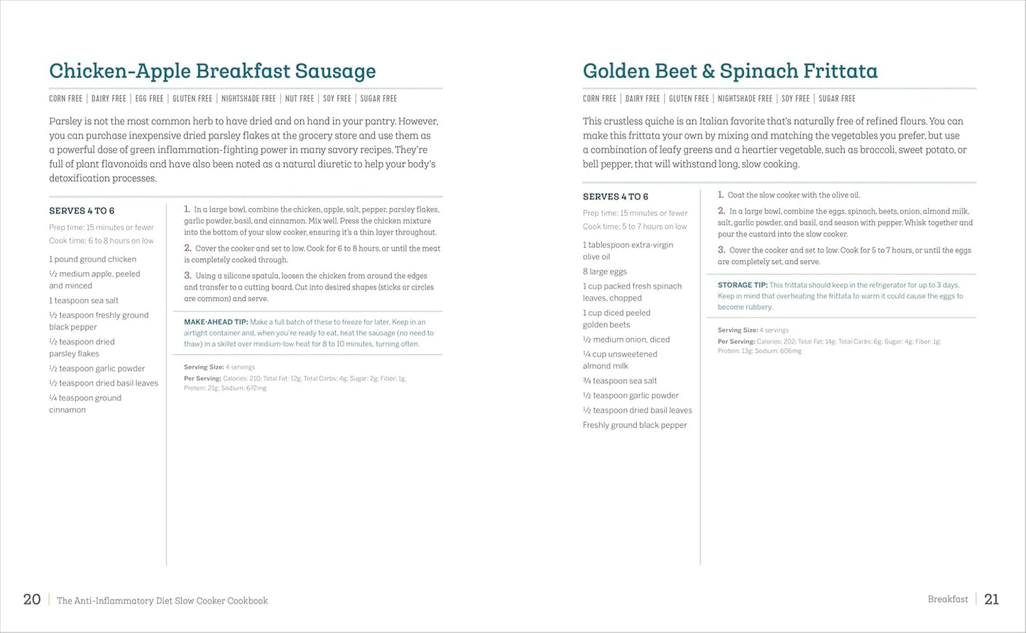 The Anti-Inflammatory Diet Slow Cooker Cookbook: Prep-and-Go Recipes for Long-Term Healing