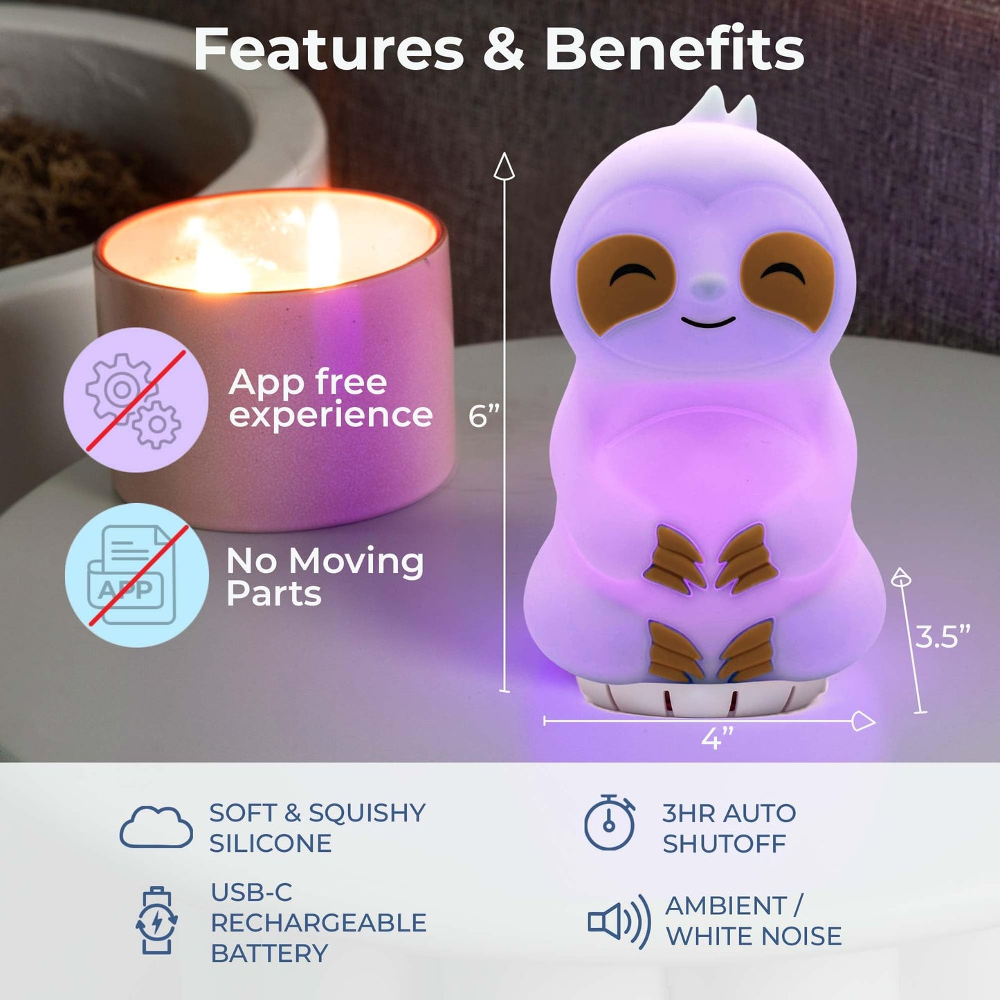 Mindsight 'Breathing Buddha' Guided Visual Meditation Tool for Mindfulness | Slow Your Breathing & Calm Your Mind for Stress & Anxiety Relief | Perfect for Adults & Kids | Relaxing Self Care Gift